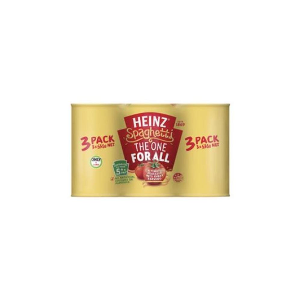 Heinz Tomato &amp; Cheese Spaghetti 3 Pack 535g