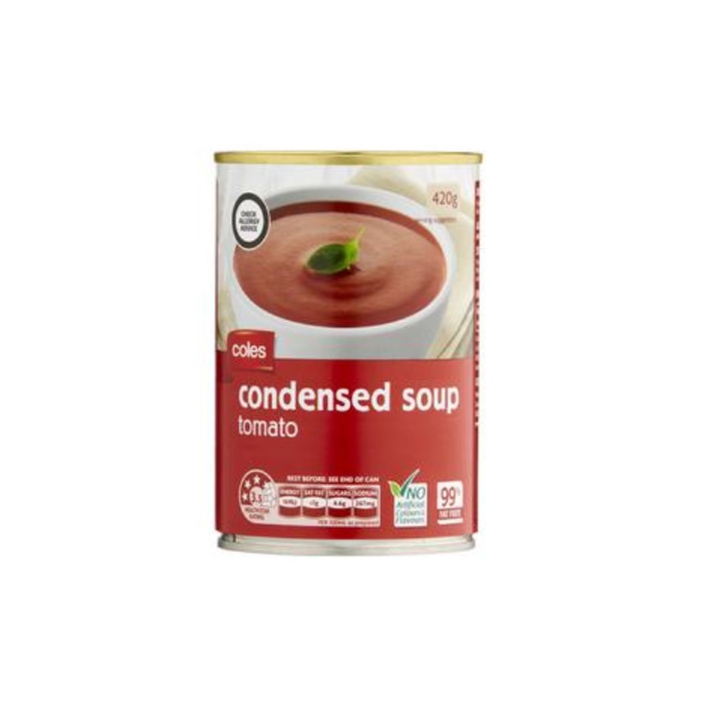 콜스 콘덴스드 토마토 수프 캔 420g, Coles Condensed Tomato Soup Can 420g