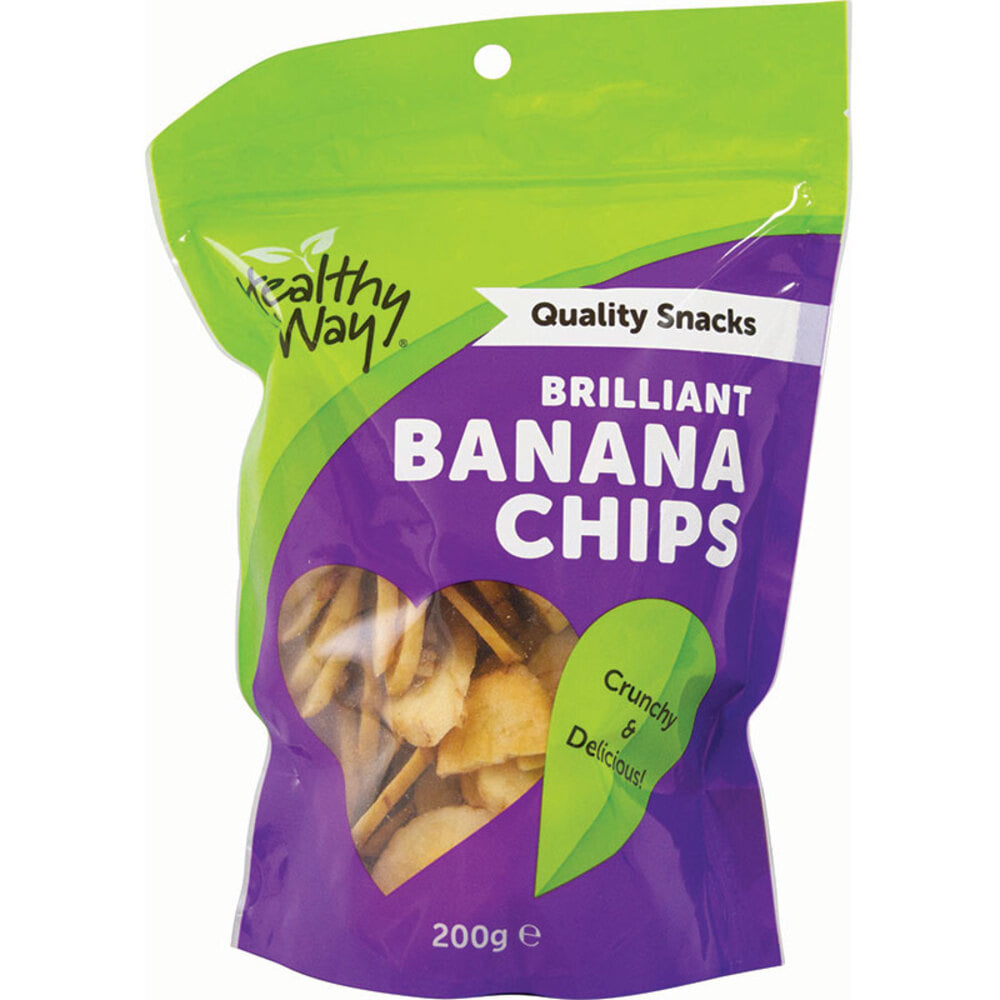 헬씨 웨이 브릴리언트 바나나 칩 200g, Healthy Way Brilliant Banana Chips 200g