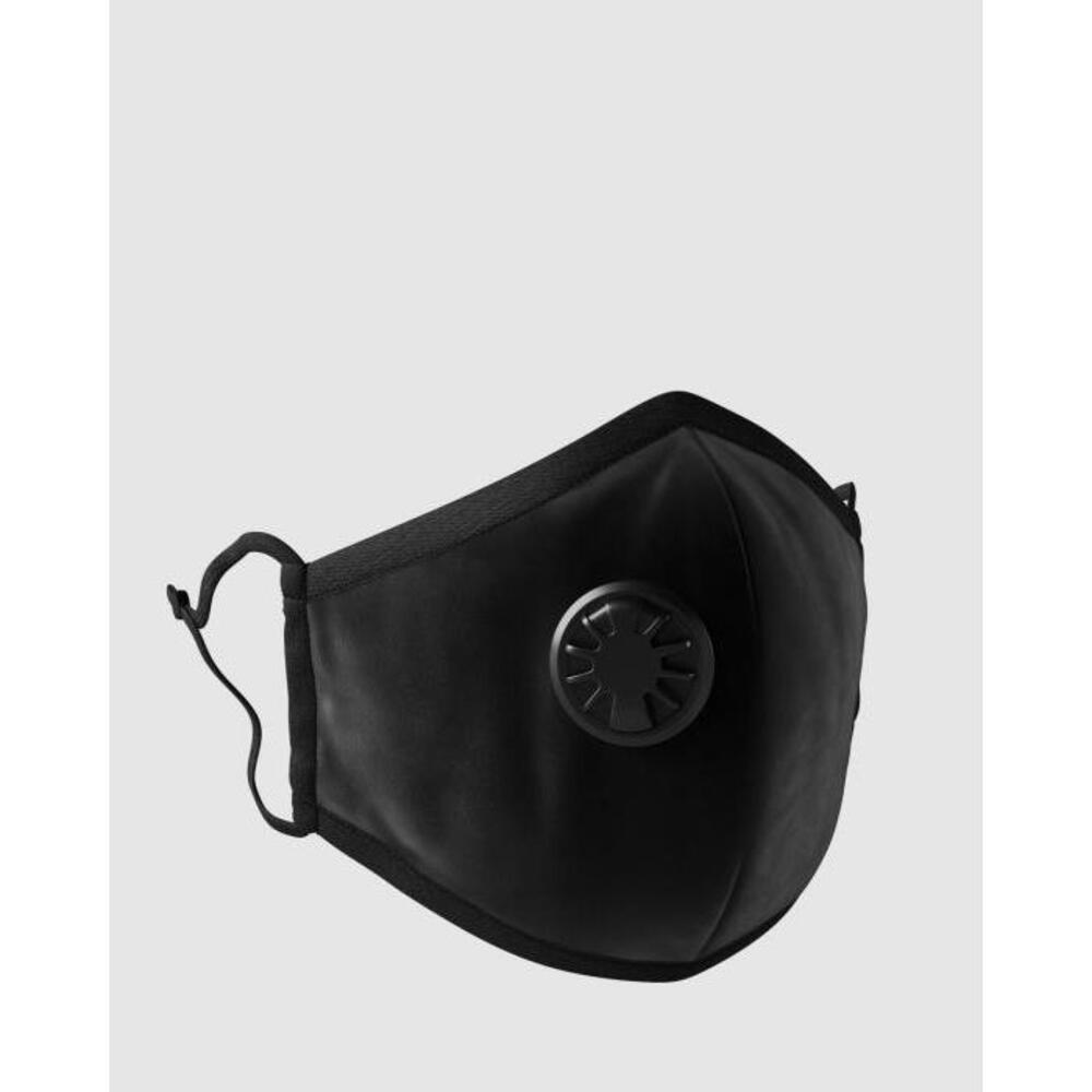 Bondi Air Co Reusable Black Anti-Air Pollution Face Mask + Respirator &amp; 2 Filters Set BO230AC16ABN