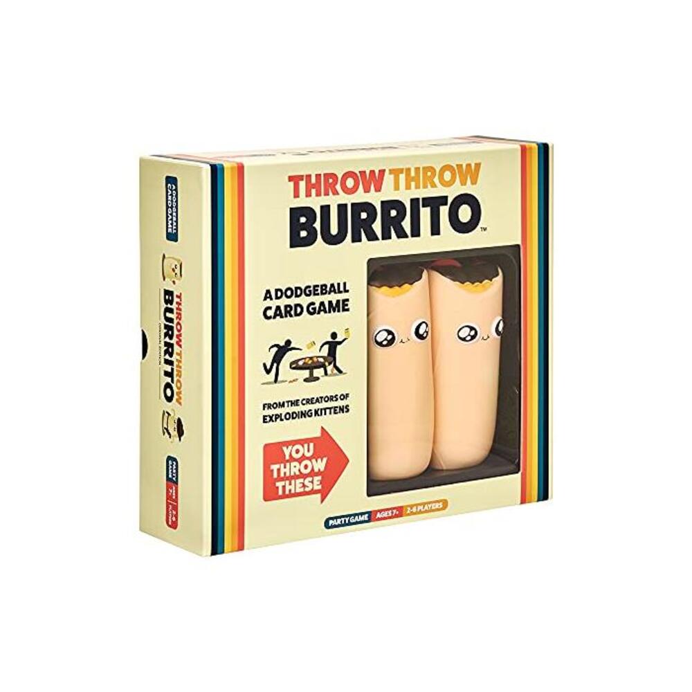 Throw Throw Burrito by Exploding Kittens - A Dodgeball Card Game - Family Card Game - Card Games for Adults, Teens &amp; Kids B07TS96J7Q