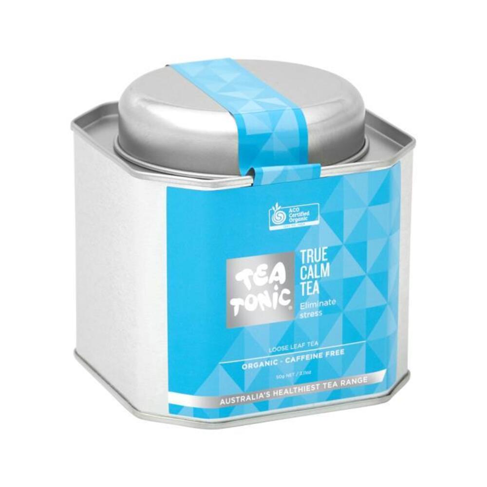 Tea Tonic Organic True Calm Tea Caddy Tin 50g