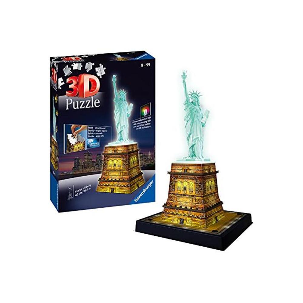 Ravensburger 12596 Statue of Liberty 3D Puzzle Night 108pc,3D Puzzles B01D24NU5M