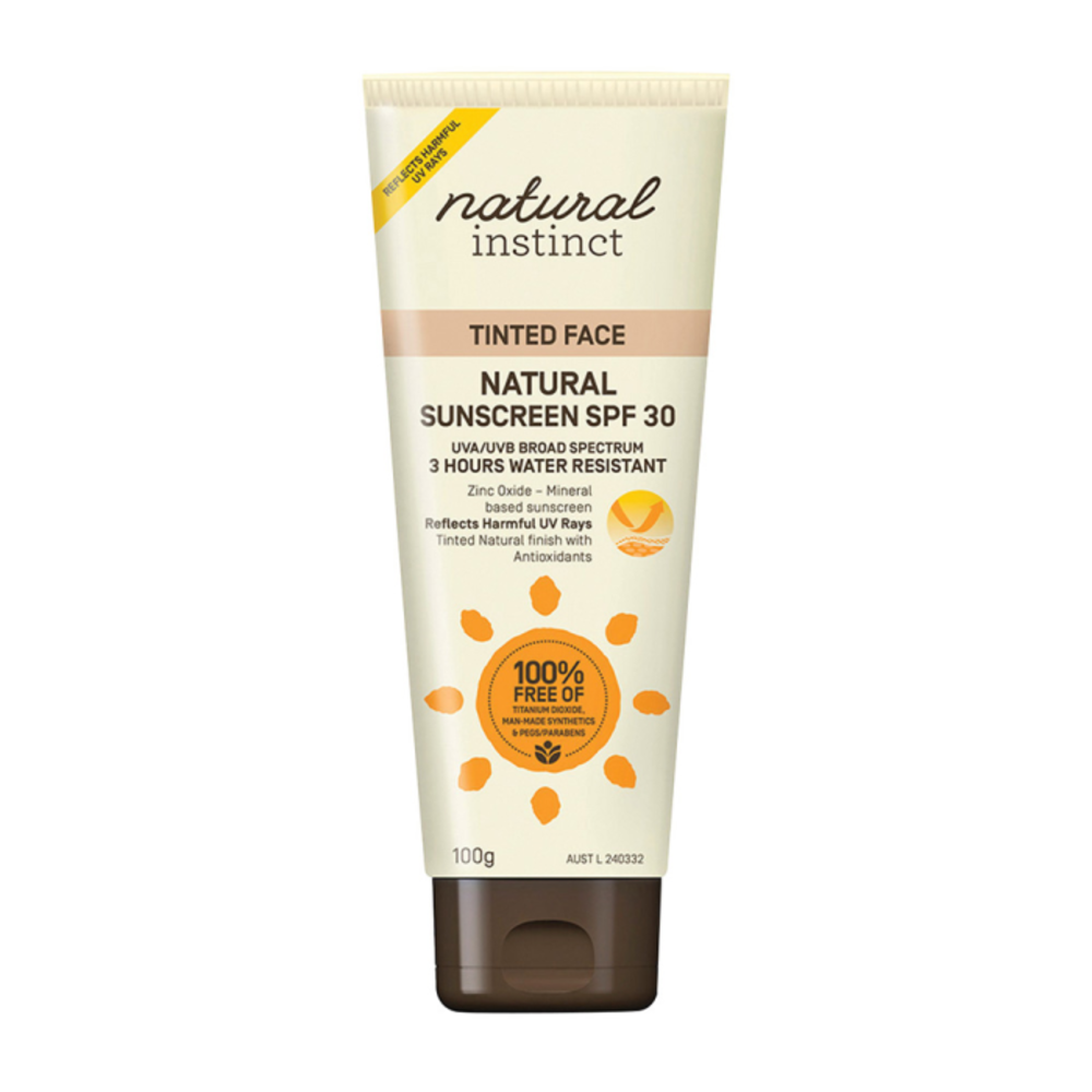 내츄럴 인스팅트 내츄럴 썬크림 SPF틴트 페이스 100g, Natural Instinct Natural Sunscreen SPF 30 Tinted Face 100g