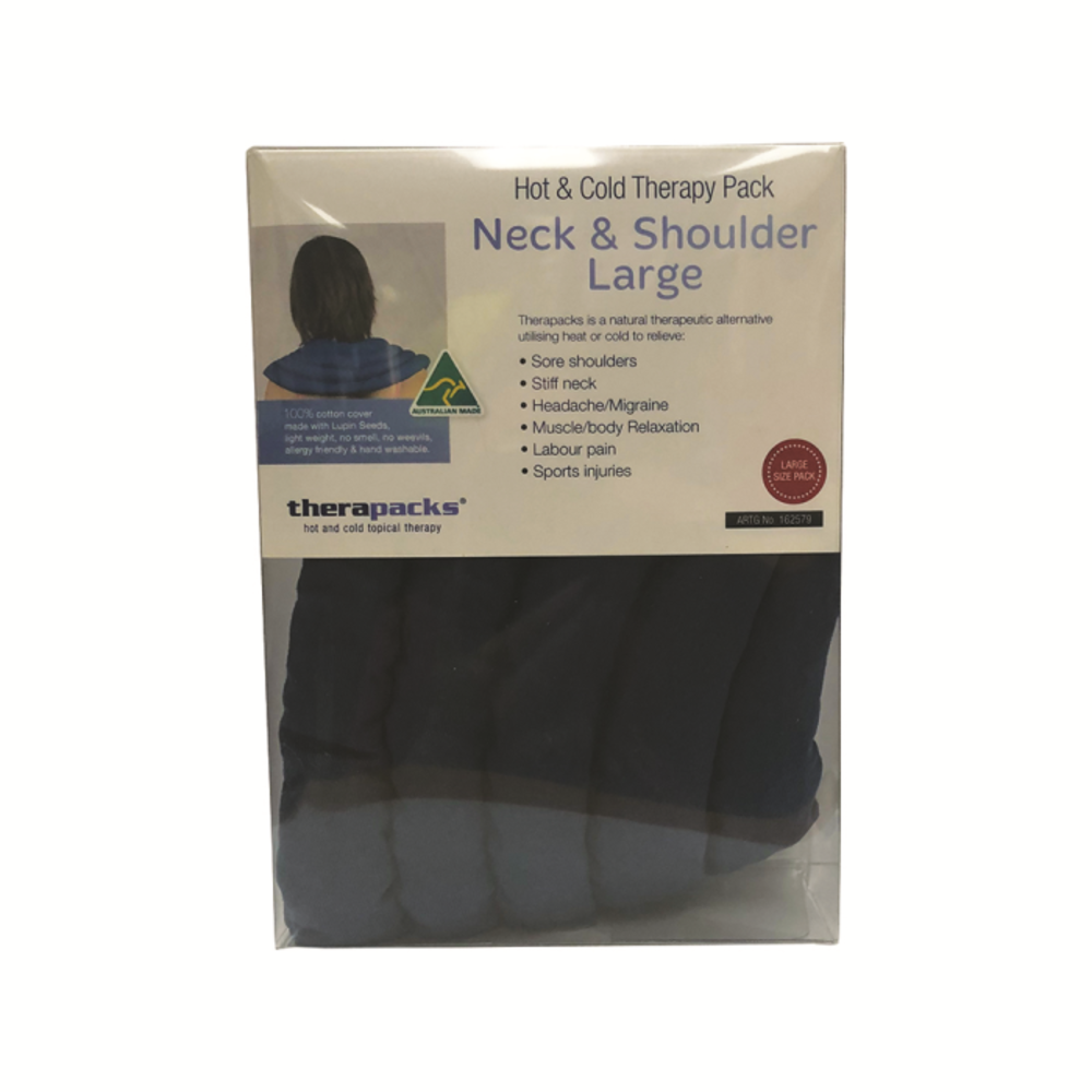 테라팩스 하트 and 콜드 테라피 팩 숄더 and 넥 라지, Therapacks Hot and Cold Therapy Pack Shoulder and Neck Large